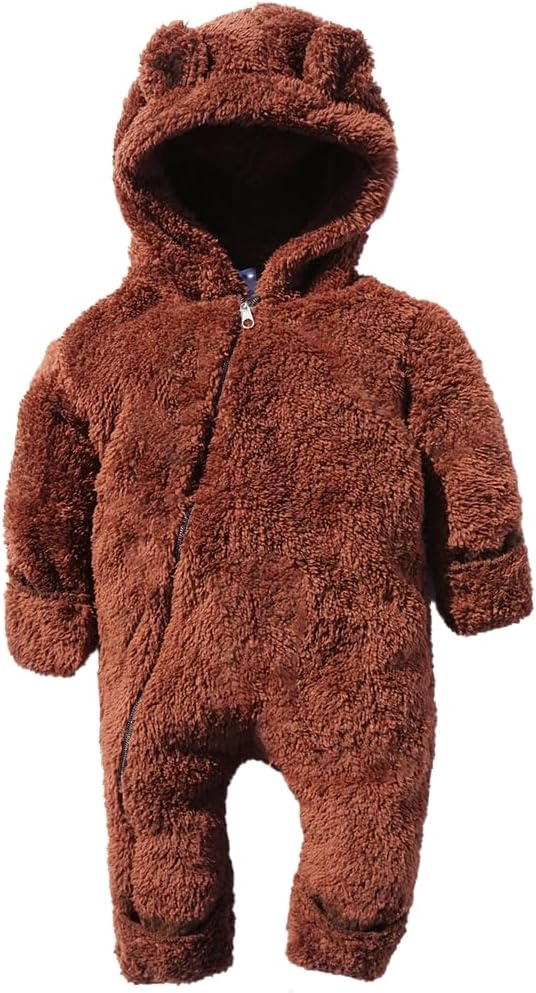 Kız Erkek Bebek Ve Çocuk Peluş Pofuduk Patikli Tulum